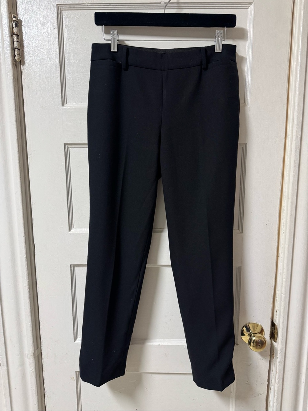 Talbots Women’s Chatham Black Wool Blend Straight Leg Pant Size 6P